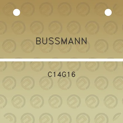 bussmann-c14g16