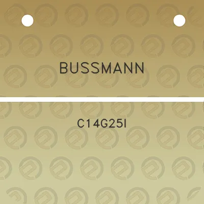 bussmann-c14g25i