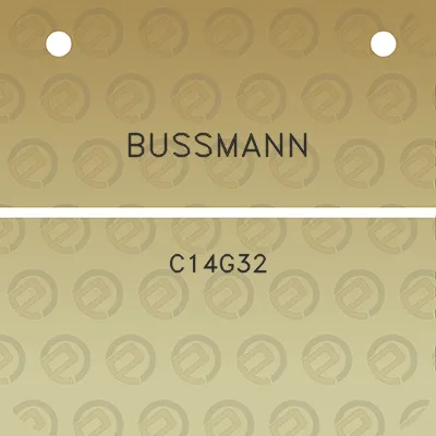 bussmann-c14g32