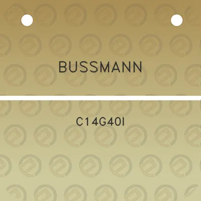 bussmann-c14g40i