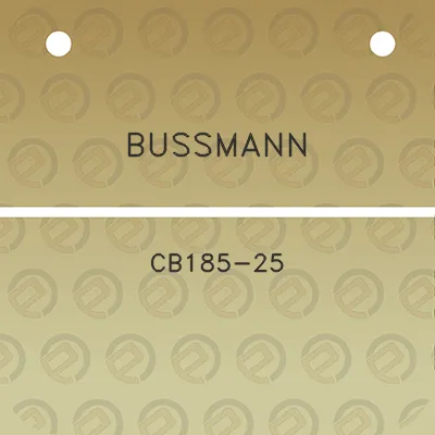 bussmann-cb185-25