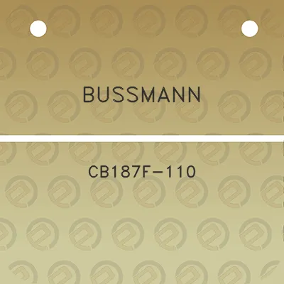 bussmann-cb187f-110