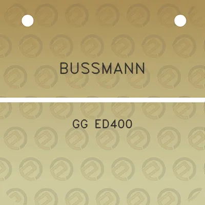 bussmann-gg-ed400