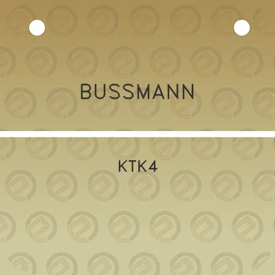 bussmann-ktk4