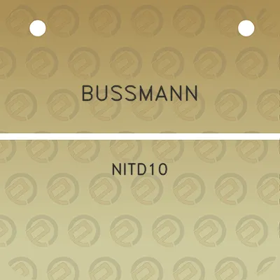 bussmann-nitd10