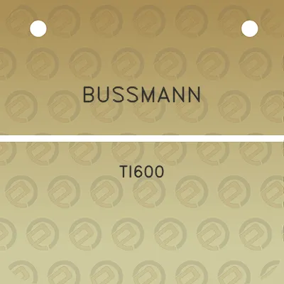 bussmann-ti600