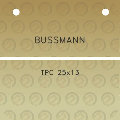 bussmann-tpc-25x13