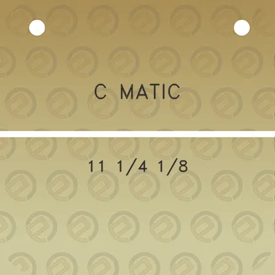 c-matic-11-14-18