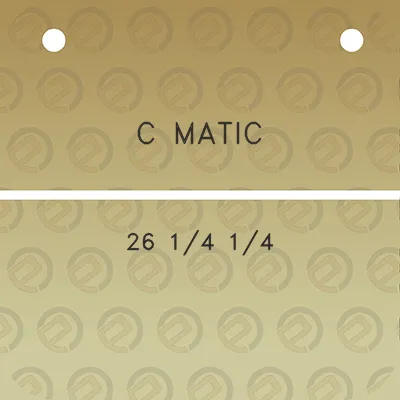 c-matic-26-14-14