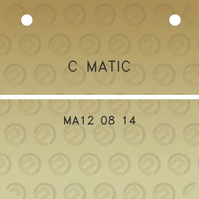 c-matic-ma12-08-14