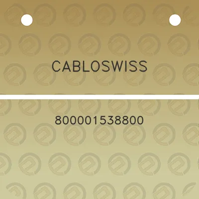 cabloswiss-800e11