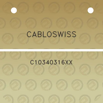 cabloswiss-c10340316xx