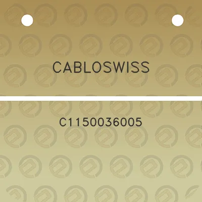 cabloswiss-c1150036005