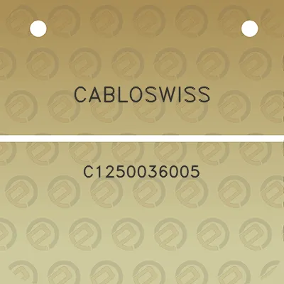 cabloswiss-c1250036005