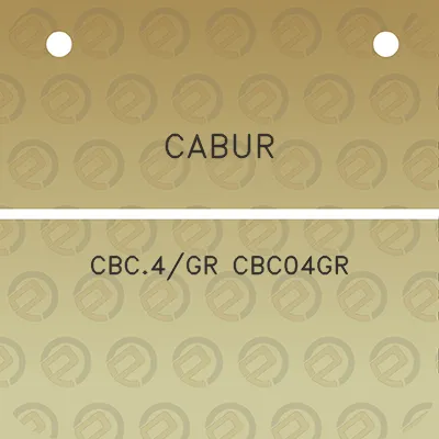 cabur-cbc4gr-cbc04gr