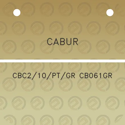 cabur-cbc210ptgr-cb061gr