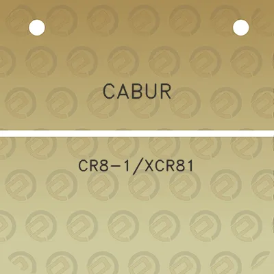 cabur-cr8-1xcr81