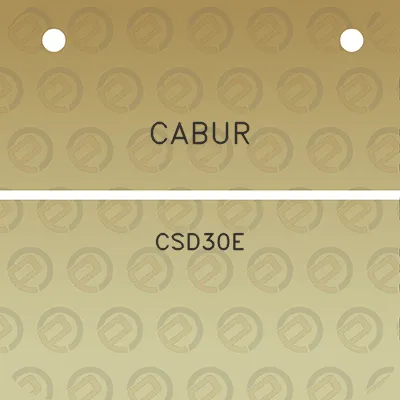 cabur-csd30e