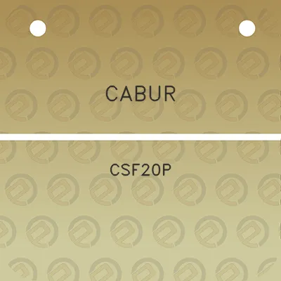 cabur-csf20p