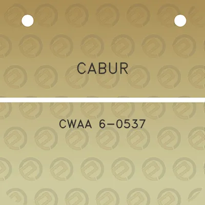 cabur-cwaa-6-0537