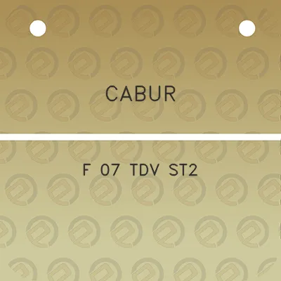 cabur-f-07-tdv-st2