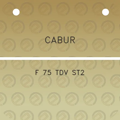 cabur-f-75-tdv-st2