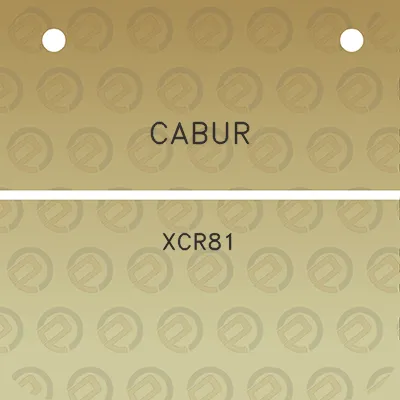 cabur-xcr81