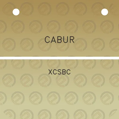 cabur-xcsbc