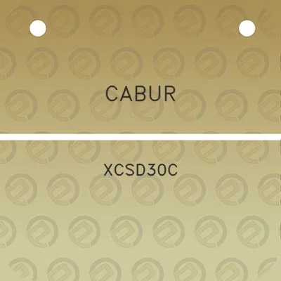 cabur-xcsd30c