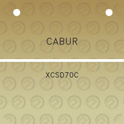 cabur-xcsd70c