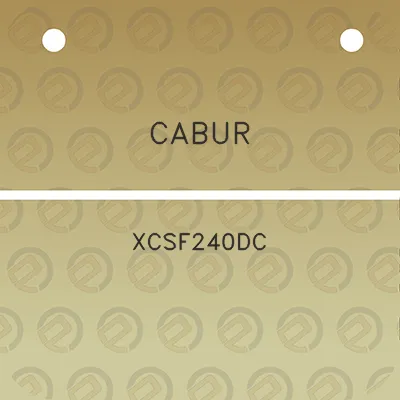 cabur-xcsf240dc