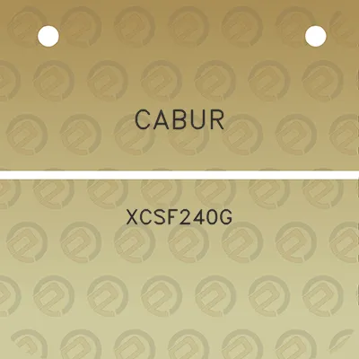 cabur-xcsf240g