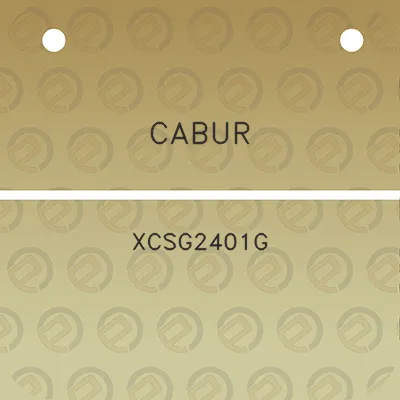 cabur-xcsg2401g