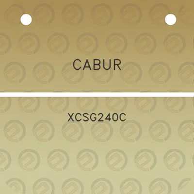 cabur-xcsg240c