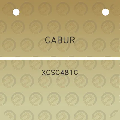 cabur-xcsg481c