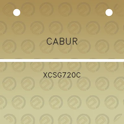 cabur-xcsg720c