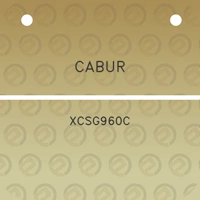 cabur-xcsg960c