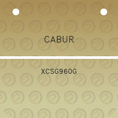 cabur-xcsg960g