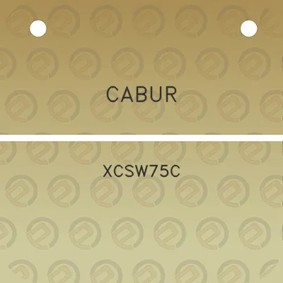 cabur-xcsw75c