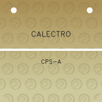 calectro-cps-a