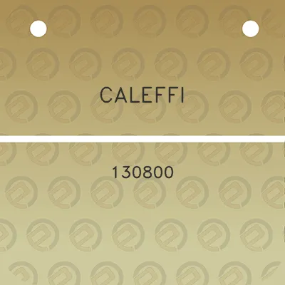 caleffi-130800