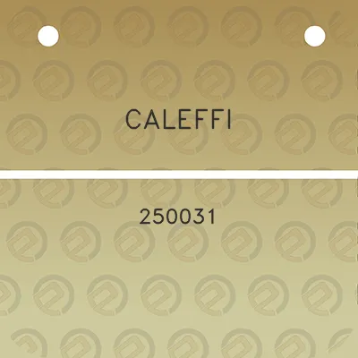 caleffi-250031