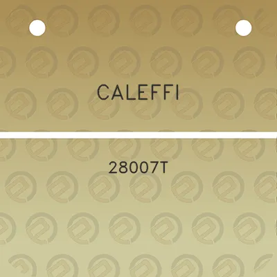 caleffi-28007t