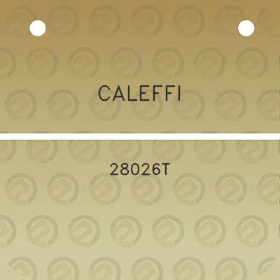 caleffi-28026t