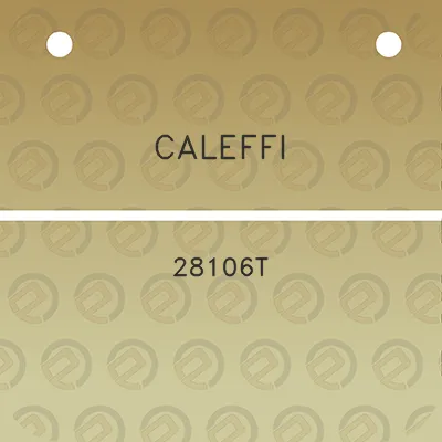 caleffi-28106t