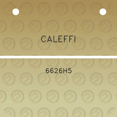 caleffi-6626h5