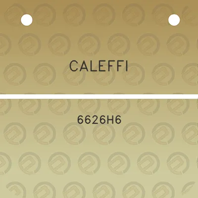 caleffi-6626h6