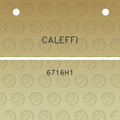 caleffi-6716h1