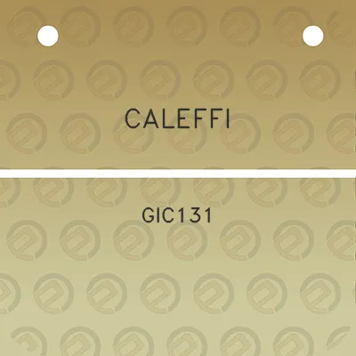 caleffi-gic131