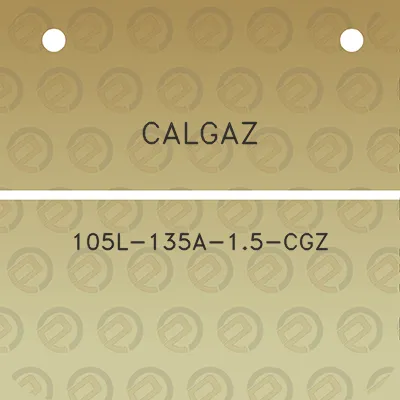 calgaz-105l-135a-15-cgz